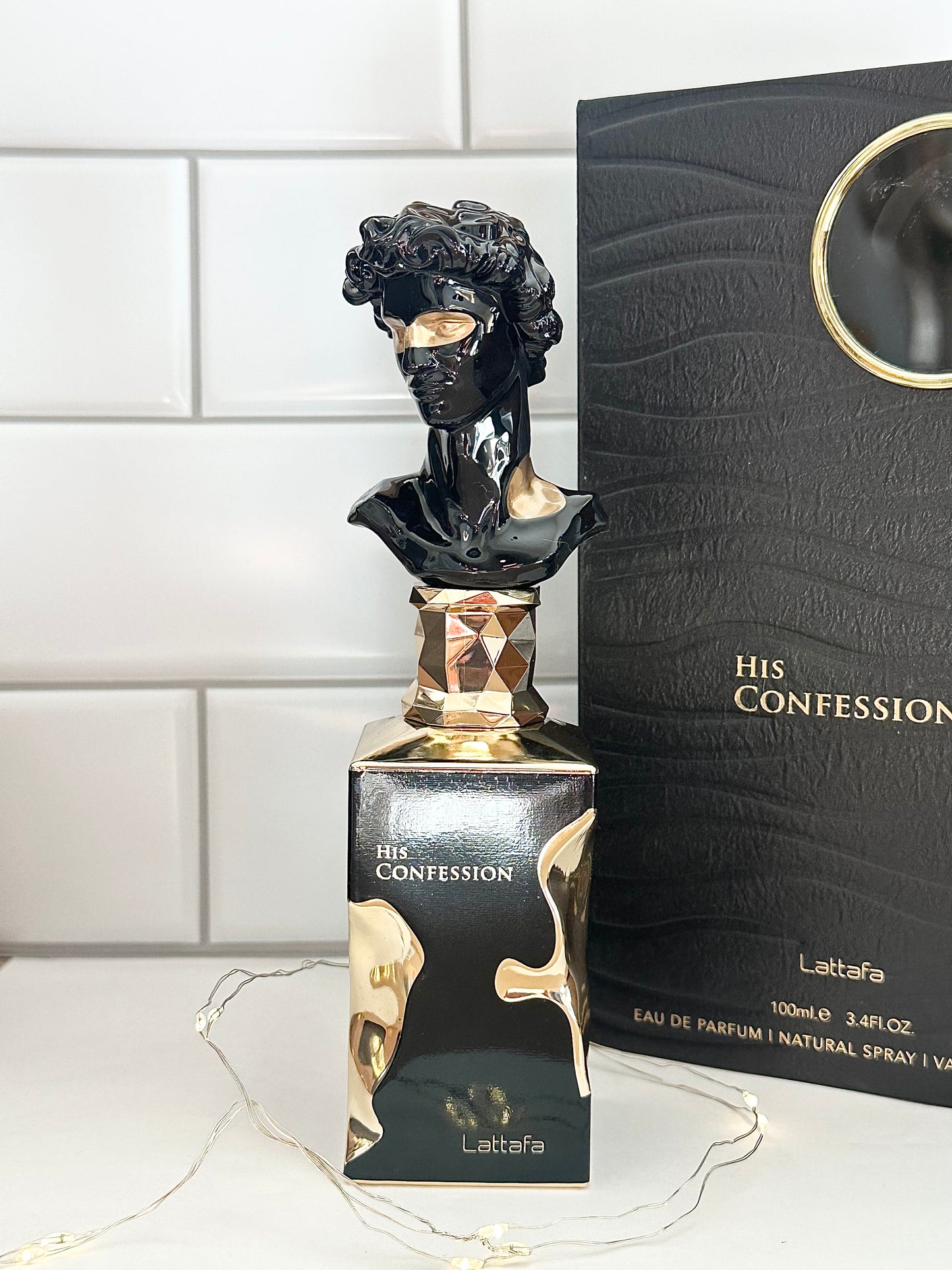 His Confession Lattafa EDP Decant - Dupe to Celine Black Tie