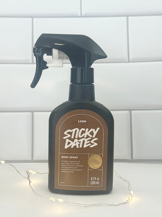 Lush Sticky Dates Body Spray Decant